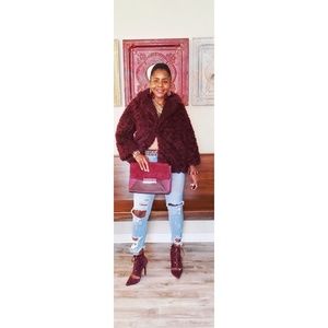 Boots, Clutch,  and Jacket